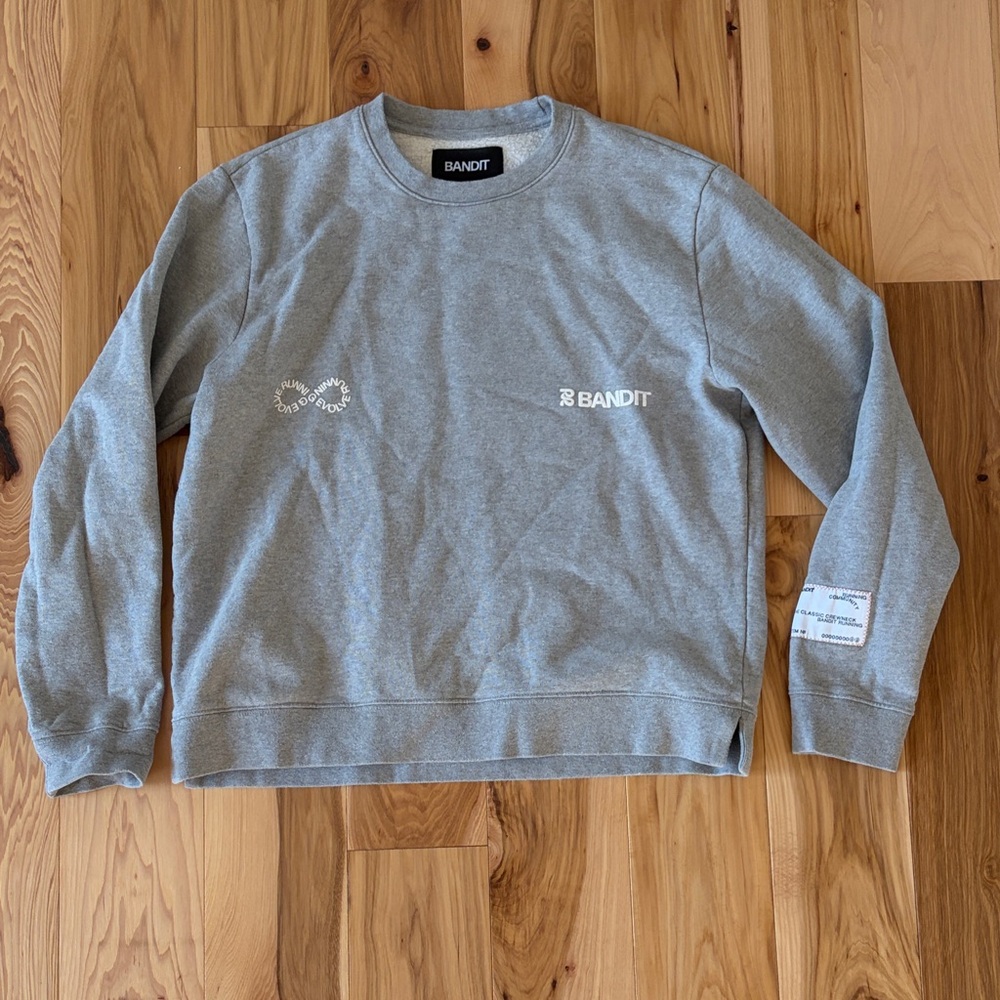 Gray Bandit Running Crew Sweatshirt